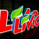 litery 3d podświetlane