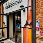 zabudowa z dibondu - wejście